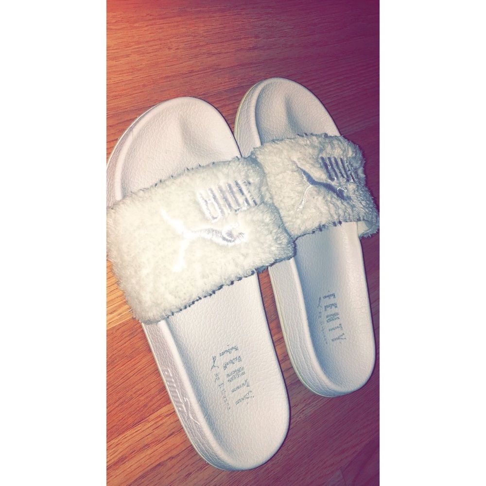 White puma slides
